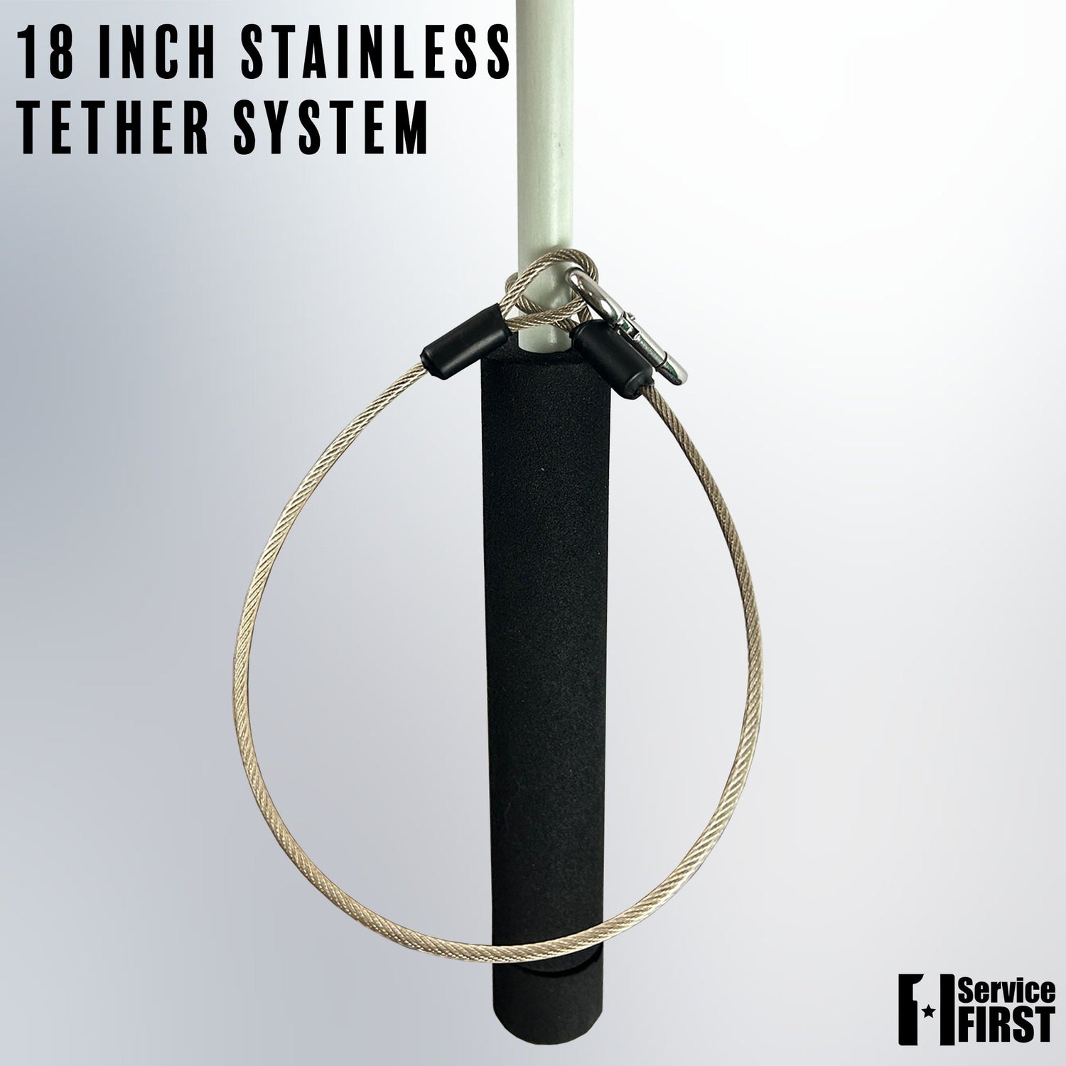 Boat Flagpole- Rod Holder Fiberglass Flagpole