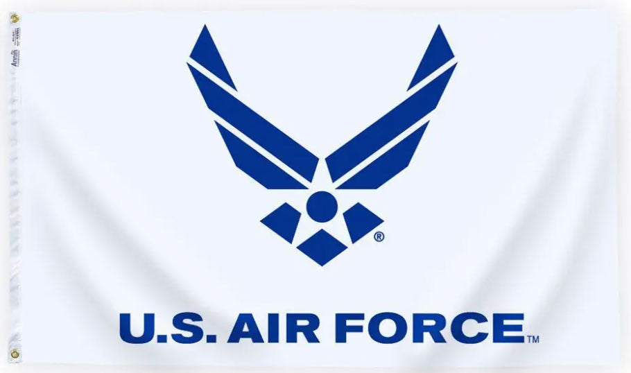 3x5 US Air Force Flag White