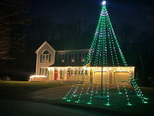 Load image into Gallery viewer, Dream Flagpole Christmas Tree Lights Gen 3- Pre-order will ship June 15th
