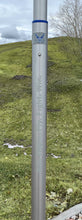 Load image into Gallery viewer, BUNDLE 25&#39; Delta TELESCOPING Flagpole AIR FORCE Edition (Silver) (Pole, Light &amp; Flash Collar)
