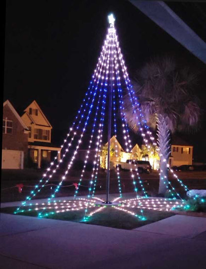 Dream Flagpole Christmas Tree Lights Gen 4- PRE-SALE ONLY