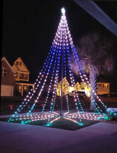 Load image into Gallery viewer, Dream Flagpole Christmas Tree Lights
