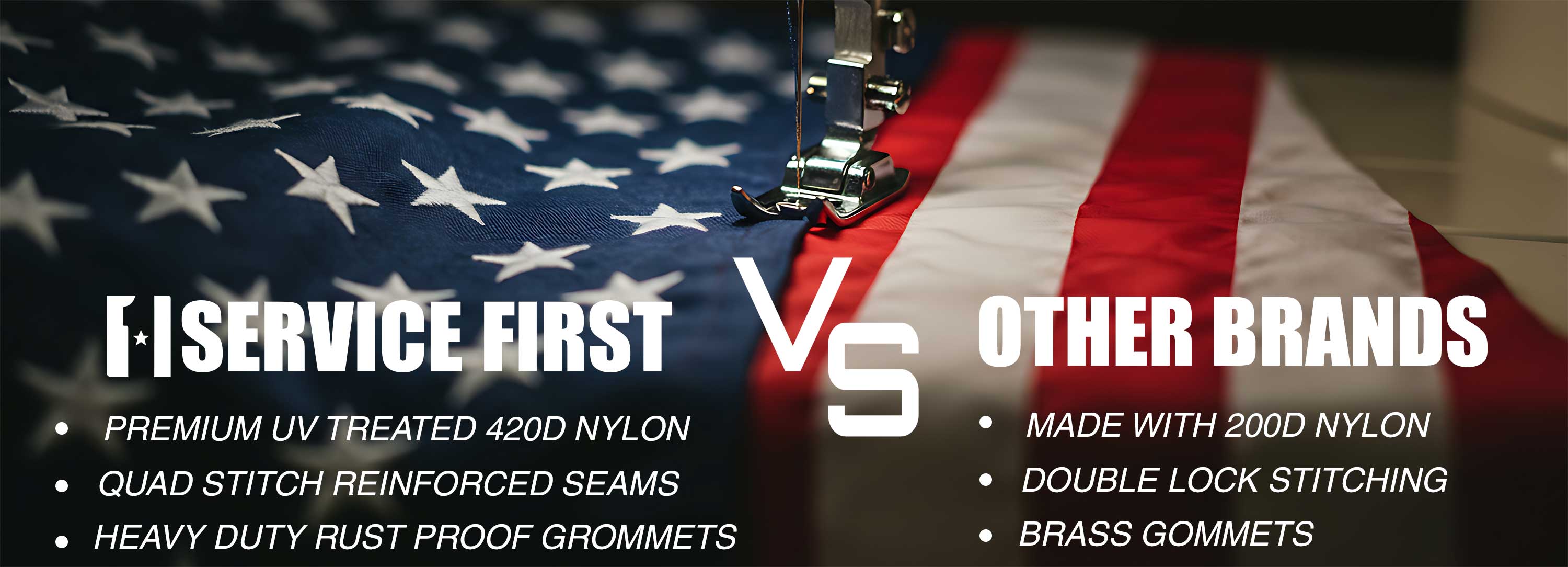 250 Anniversary 4x6 Sewn &amp; Embroidered Flag