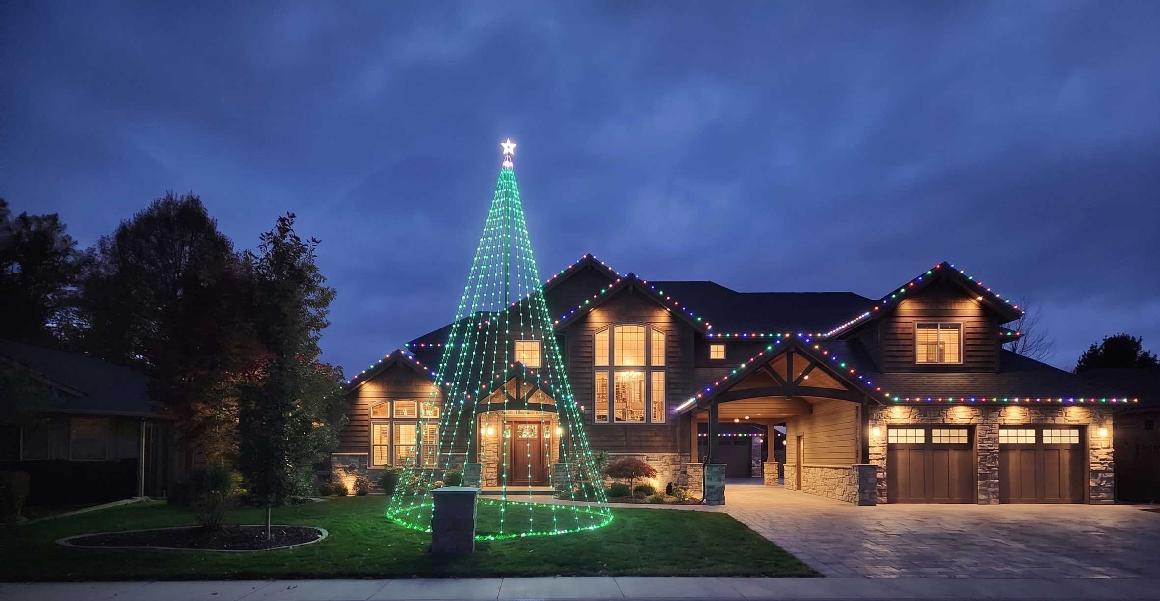 **NEW** 2026 Service First Dream Flagpole Christmas Tree Lights Signature Ed.