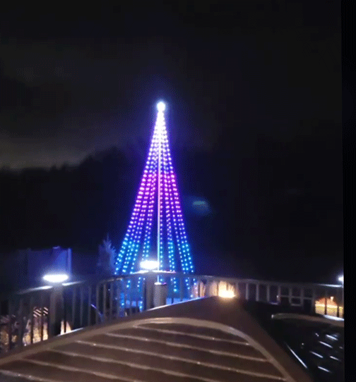 **NEW** 2026 Service First Dream Flagpole Christmas Tree Lights Signature Ed.