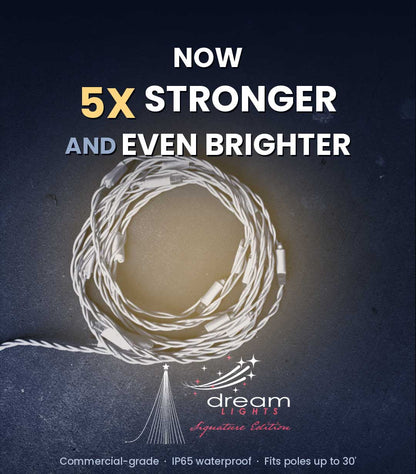 **NEW** 2026 Service First Dream Flagpole Christmas Tree Lights Signature Ed.
