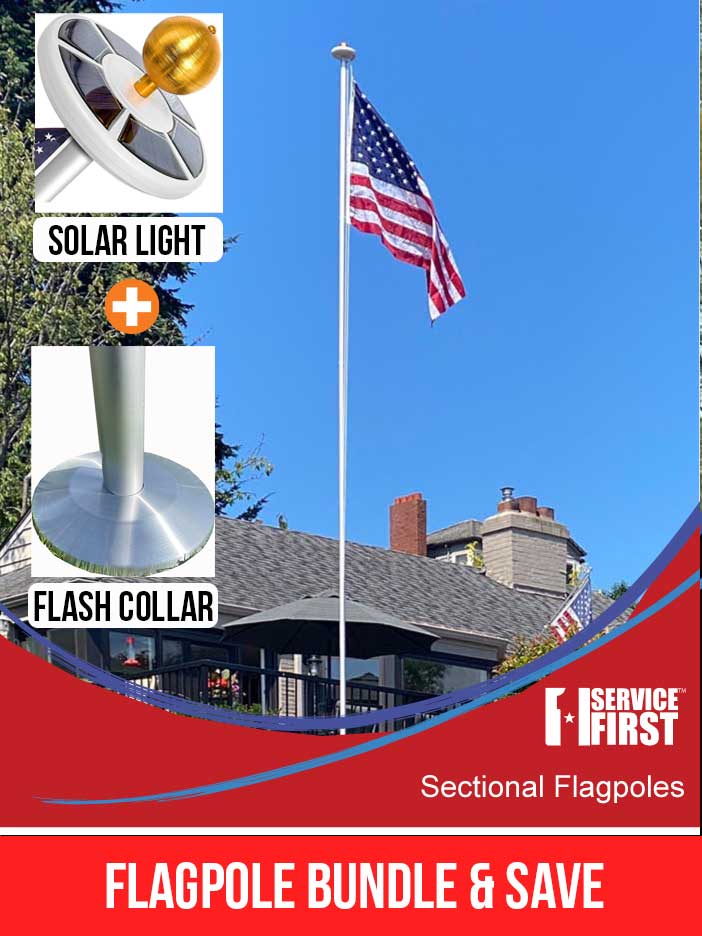 (Bundle) 20' Delta Sectional (Pole, Light & Flash Collar)