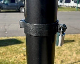 Telescoping Flagpole Collar Lock