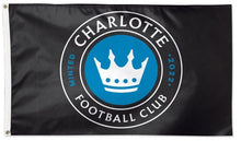 Load image into Gallery viewer, 3&#39;x5&#39; Charlotte FC Flag
