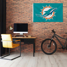 Load image into Gallery viewer, 3&#39;x5&#39; Miami Dolphins Flag

