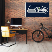 Load image into Gallery viewer, 3&#39;x5&#39; Seattle Seahawks Flag
