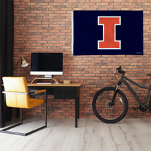 Load image into Gallery viewer, 3&#39;x5&#39; Illinois Fighting Illini Flag
