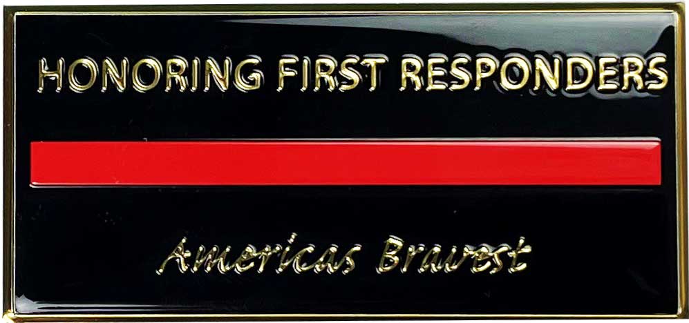 Memorial Flagpole Plaques Gold/Black