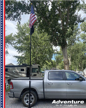 Load image into Gallery viewer, Adventure Series portable 20&#39; Telescoping Flagpole Package
