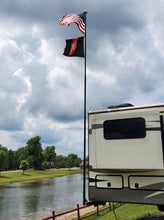 Load image into Gallery viewer, 2&quot;- 3&quot; Diameter Heavy Duty RV Hitch Flag Pole Holder
