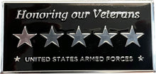 Load image into Gallery viewer, Memorial Flagpole Plaques Silver/Black
