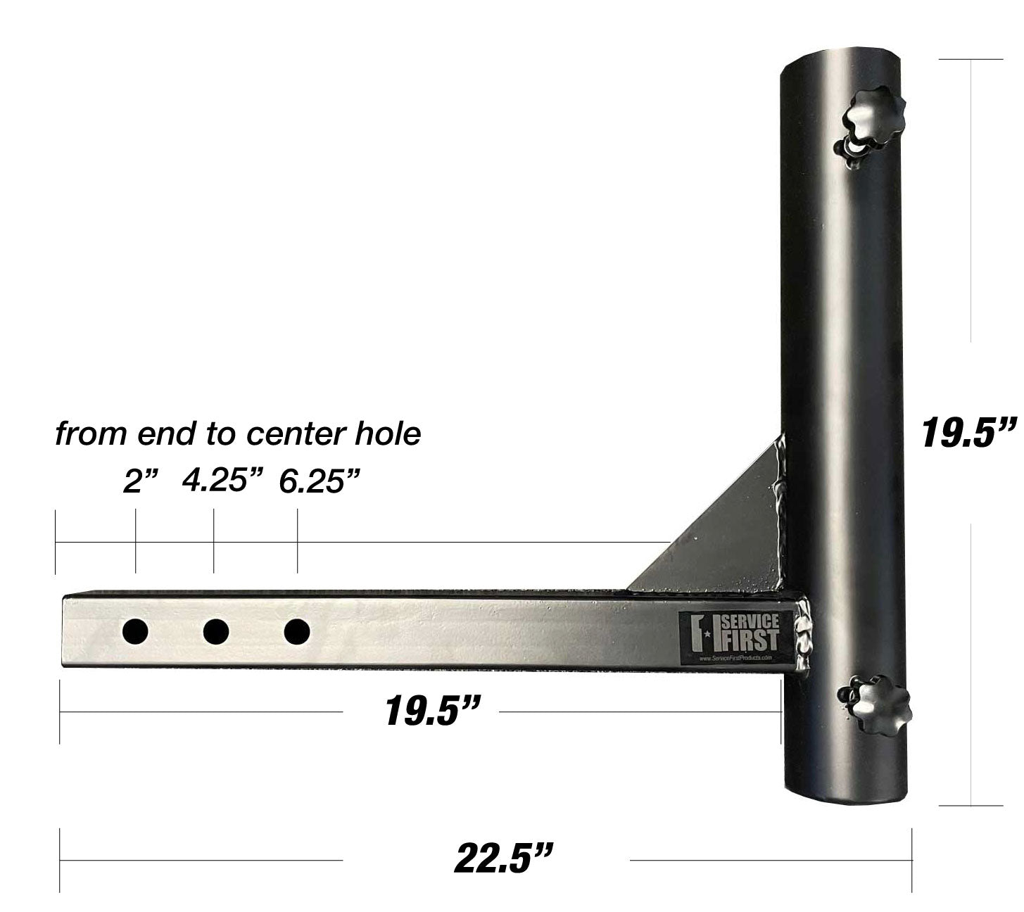 2&quot;- 3&quot; Diameter Heavy Duty RV Hitch Flagpole Holder