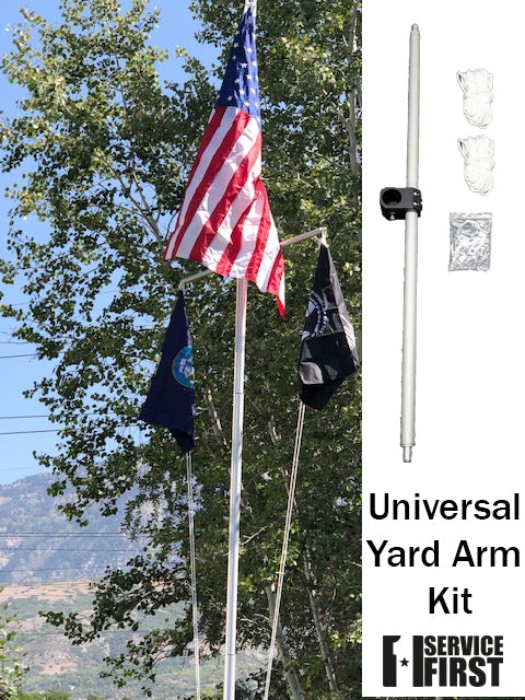 Silver Anodized Yard Arm Kit